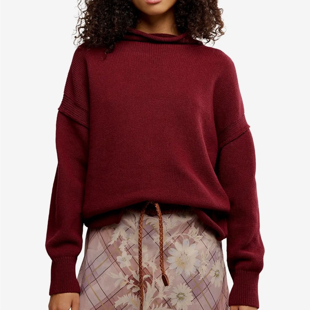 We the Free Torres Roll Neck Sweater size Small Soft and Cozy - Picture 4 of 5